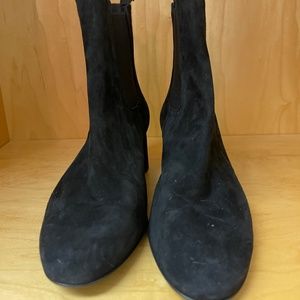 New AGL Suede Black Lisette Bootie Size 36.5